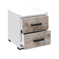Спальня Соната Тумба прикроватная (Белый/Дуб юкон) в Уфе - ufa.mebel24.online | фото 2