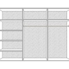 Спальный гарнитур Диана (модульная) в Уфе - ufa.mebel24.online | фото 3