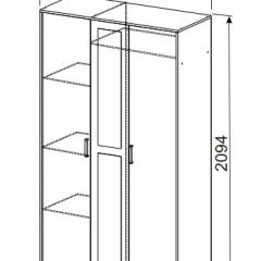 Спальный гарнитур МСП-1 (Ясень Анкор светлый) 1400 в Уфе - ufa.mebel24.online | фото 9