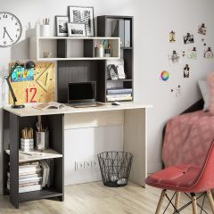 Стол компьютерный Олимп (венге/дуб беленый) в Уфе - ufa.mebel24.online | фото