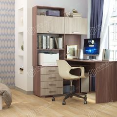 Стол компьютерный ПКС-11 ПРАВЫЙ (Ясень шимо темный/светлый) в Уфе - ufa.mebel24.online | фото