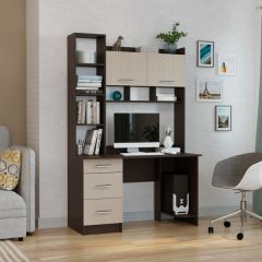 Стол компьютерный ПКС-5 Венге/Дуб белфорд в Уфе - ufa.mebel24.online | фото