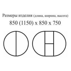 Стол круглый раздвижной на одной ноге Медведь (массив дуб) в Уфе - ufa.mebel24.online | фото 2