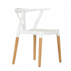 Стул Barneo N-218 Wishbone интерьерный кухонный белый в Уфе - ufa.mebel24.online | фото