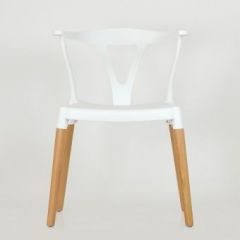 Стул Barneo N-218 Wishbone интерьерный кухонный белый в Уфе - ufa.mebel24.online | фото 3