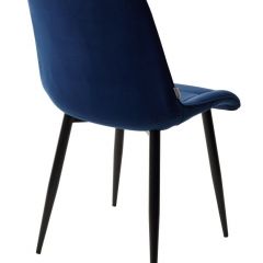 Стул CHIC BLUVEL-86 NAVY BLUE / черный каркас М-City в Уфе - ufa.mebel24.online | фото 3