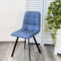 Стул CHILLI-Q SQUARE Oracul 795 Синий, экокожа PU / черный каркас, М-City в Уфе - ufa.mebel24.online | фото 6