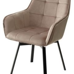 Стул MAVERICK 360 град. поворот. BLUVEL-40 BEIGE/ черный каркас, М-City в Уфе - ufa.mebel24.online | фото
