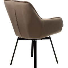 Стул MAVERICK 360 град. поворот. BLUVEL-40 BEIGE/ черный каркас, М-City в Уфе - ufa.mebel24.online | фото 2