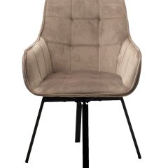 Стул MAVERICK 360 град. поворот. BLUVEL-40 BEIGE/ черный каркас, М-City в Уфе - ufa.mebel24.online | фото 3