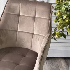 Стул MAVERICK 360 град. поворот. BLUVEL-40 BEIGE/ черный каркас, М-City в Уфе - ufa.mebel24.online | фото 6