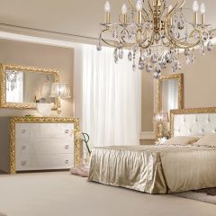 Тумба прикроватная Тиффани Premium слоновая кость/золото (ТФТП-1(П) в Уфе - ufa.mebel24.online | фото 4