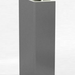 Угловое соединение для цоколя 135 гр. h100 мм (Алюминий, Белый, Черный, Сонома) в Уфе - ufa.mebel24.online | фото