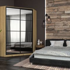 Угловой шкаф-купе Лофт (Дуб Сонома) в Уфе - ufa.mebel24.online | фото 7