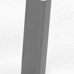 Торцевая заглушка  для цоколя h100 мм (Алюминий, Белый, Черный, Сонома) в Уфе - ufa.mebel24.online | фото 1