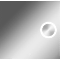 Зеркало Cosmo 100 alum (линза) с подсветкой Sansa (SCL1026Z) в Уфе - ufa.mebel24.online | фото