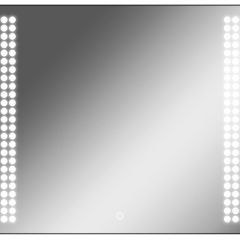Зеркало Cosmo 90 black с подсветкой Sansa (SC1051Z) в Уфе - ufa.mebel24.online | фото