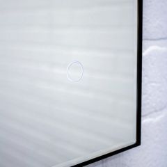 Зеркало Eclipse 100 black с подсветкой Sansa (SE1032Z) в Уфе - ufa.mebel24.online | фото 6