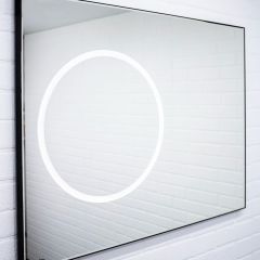 Зеркало Eclipse 100 black с подсветкой Sansa (SE1032Z) в Уфе - ufa.mebel24.online | фото 3