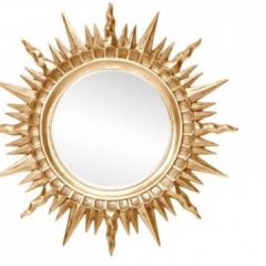 Зеркало круглое золото (1810(1) в Уфе - ufa.mebel24.online | фото