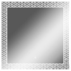 Зеркало Манила 700х700 с подсветкой Домино (GL7052Z) в Уфе - ufa.mebel24.online | фото 1