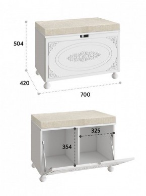 Банкетка-тумба Ассоль АС-70 в Уфе - ufa.mebel24.online | фото 3