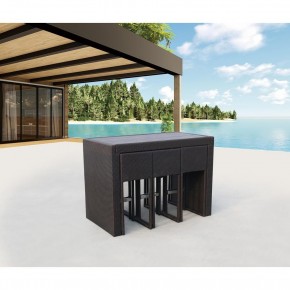 Барный комплект плетеной мебели T390AD/Y390A-W63_6Pcs Brown в Уфе - ufa.mebel24.online | фото 2