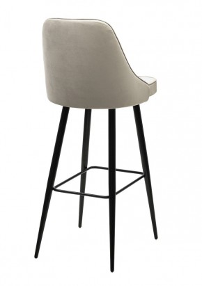 Барный стул NEPAL-BAR ЛАТТЕ #25, велюр/ черный каркас (H=78cm) М-City в Уфе - ufa.mebel24.online | фото 2