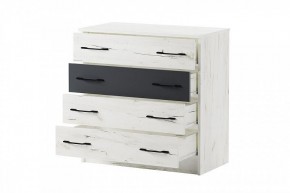 БЕАТРИС Комод К800 (дуб крафт белый/антрацит) в Уфе - ufa.mebel24.online | фото 3