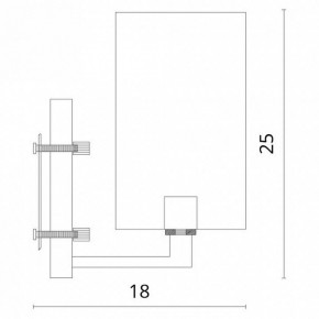 Бра Divinare Porta 5933/01 AP-1 в Уфе - ufa.mebel24.online | фото 3