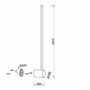 Бра Maytoni Light stick MOD237WL-L6B3K в Уфе - ufa.mebel24.online | фото 3
