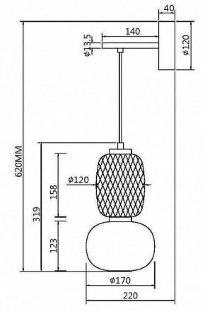 Бра Maytoni Pattern MOD267WL-L18G3K в Уфе - ufa.mebel24.online | фото 4