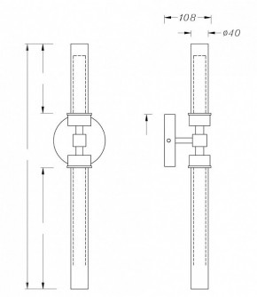 Бра Maytoni Stelo MOD116WL-L7B3K в Уфе - ufa.mebel24.online | фото 3