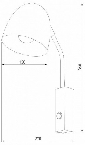 Бра TK Lighting Soho 4167 Soho Black в Уфе - ufa.mebel24.online | фото 2