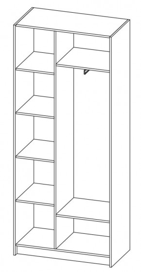 ДАРЬЯ Шкаф (Крафт серый/Крафт белый) гостиная в Уфе - ufa.mebel24.online | фото 6