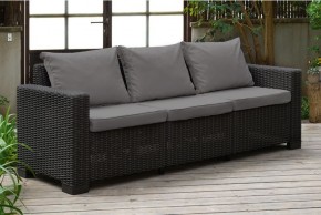Диван Калифорния 3-х местный (California 3 Sofa), графит в Уфе - ufa.mebel24.online | фото 1