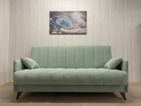 Диван Престиж-3 (НПБ) велюр Sensey mist green в Уфе - ufa.mebel24.online | фото