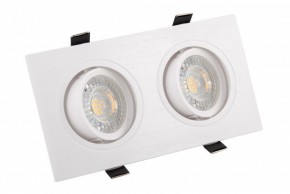 DK3022-WH Встраиваемый светильник, IP 20, 10 Вт, GU5.3, LED, белый, пластик в Уфе - ufa.mebel24.online | фото 1
