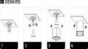 DK3030-WH Светильник накладной IP 20, 10 Вт, GU5.3, LED, белый, пластик в Уфе - ufa.mebel24.online | фото 8