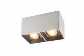 DK3035-WB Светильник накладной IP 20, 10 Вт, GU5.3, LED, белый/черный, пластик в Уфе - ufa.mebel24.online | фото 1