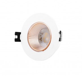 DK3061-WBR Встраиваемый светильник, IP 20, 10 Вт, GU5.3, LED, белый/бронзовый, пластик в Уфе - ufa.mebel24.online | фото 1