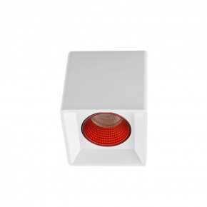DK3080-WH+RD Светильник накладной IP 20, 10 Вт, GU5.3, LED, белый/красный, пластик в Уфе - ufa.mebel24.online | фото 1