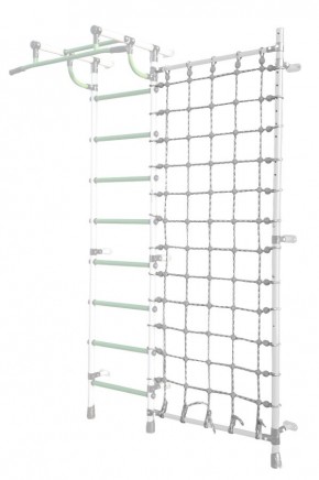 Дополнительная стойка к пристенному ДСК Pastel с сеткой для лазания, цв. белый в Уфе - ufa.mebel24.online | фото
