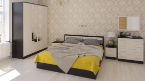Фиеста Кровать 1800, цвет венге/дуб лоредо, ШхГхВ 183,5х203,5х80 см., сп.м. 1800х2000 мм., без матраса, основание есть в Уфе - ufa.mebel24.online | фото 5