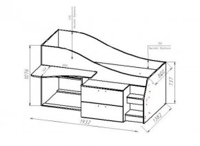 ГЕОМЕТРИЯ ГМТ.03 Кровать - чердак 800 в Уфе - ufa.mebel24.online | фото 2