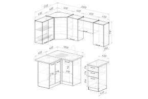 ГЛОРИЯ Кухонный гарнитур Оптима 5 (1200*2000 мм) в Уфе - ufa.mebel24.online | фото 2