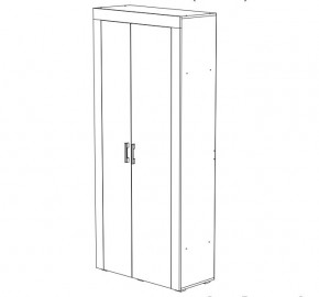 АНГАРА Гостиная (модульная) Графит/дуб юкон в Уфе - ufa.mebel24.online | фото 7