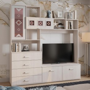 Гостиная Белла (модульная) ясень белый в Уфе - ufa.mebel24.online | фото 15