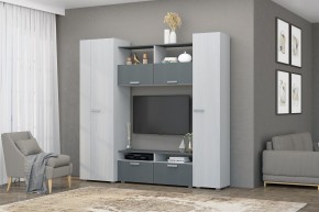 Гостиная Эмми (Анкор светлый/Графит) в Уфе - ufa.mebel24.online | фото