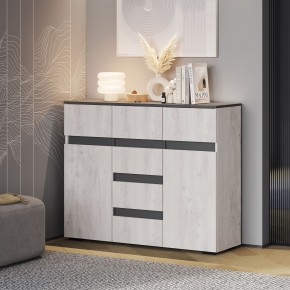 Гостиная Мрия (модульная) Бетон пайн светлый/Графит в Уфе - ufa.mebel24.online | фото 17